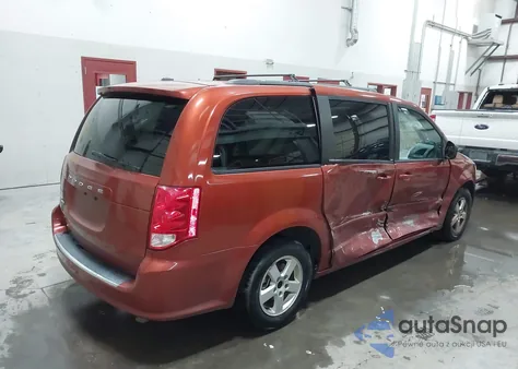 2012 Dodge Grand Caravan Sxt из США, поврежденный, VIN 2C4RDGCG8CR214063